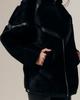 Double-sided Sheepskin Coat RR Designer 7590 44 Black
