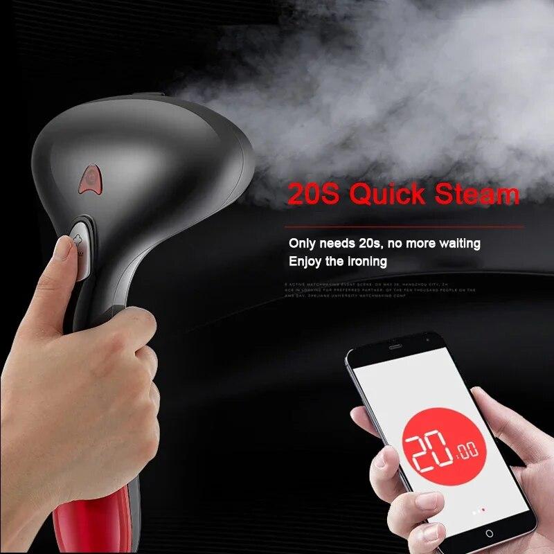 Iron Home Garment Steamer Hand For Clothes Travelling Portable 1500w Powerful Fabric Steam Iron Generator Household Cleaner