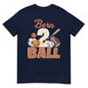 Born 2 Ball 2. Geburtstag Sport 2-jähriger Junge Zweiter Geburtstag T-Shirt