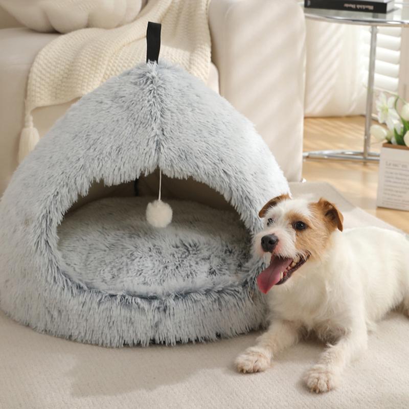 Winter Warm Dog Bed Soft Pet Sleeping Mat for Cats Small Medium Dogs Comfortable Dog Nest Cat Sleep Bed Dog Accessories