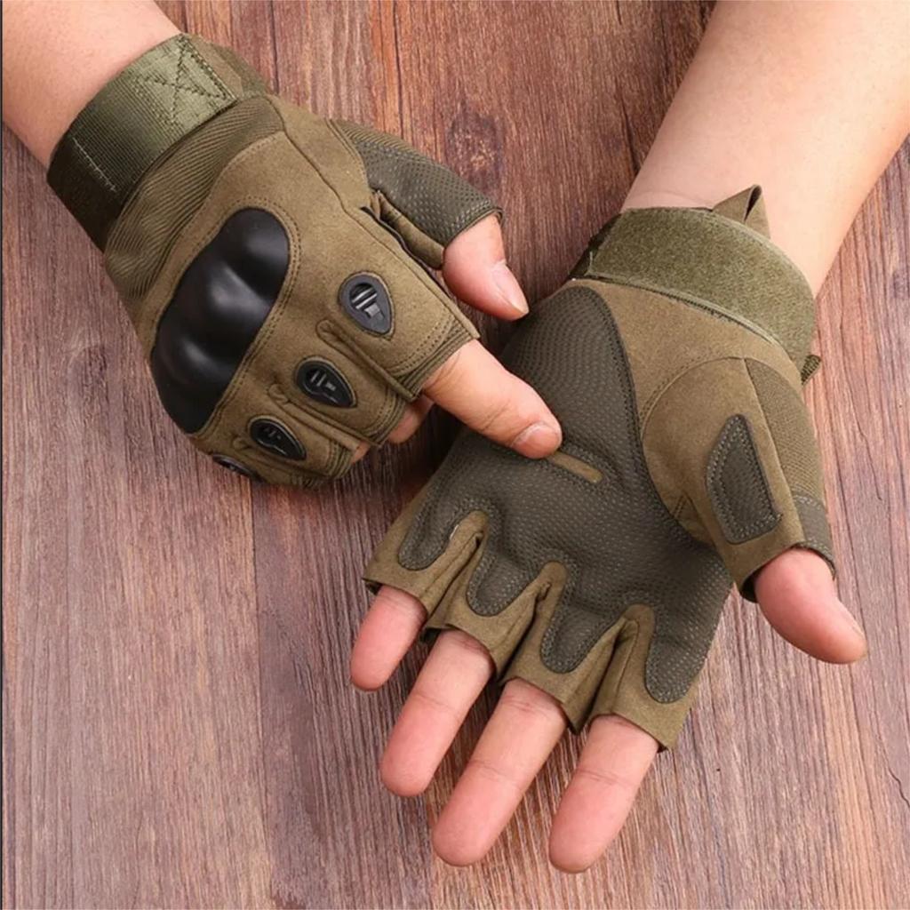 Half Finger Men's Gloves,Outdoor Tacticals Half Finger Gloves,Versatile Non-Slip Riding Gloves,Motorcycle Cycling Gloves