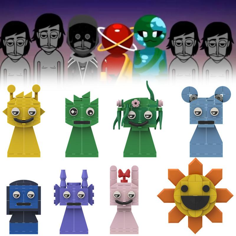 Sprunki Incredibox Building Blocks Set Construction Educational Toy Game Diy