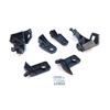 EHL500+EHL501 Headlight Holder Mount Repair Bracket Tab Set Left Right Side for Fiat Doblo MK2 263 2010-2014 Pre-Facelift 51810671 51810672
