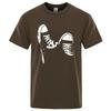 Men's Short-sleeved Skateboard Shoes, 100% Cotton, Breathable O-neck, Extra-large, Unisex, Casual, Summer, Hot Sale