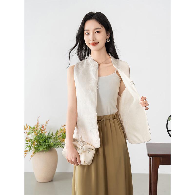 Aiyilian Women's New Chinese Embroidered Vest