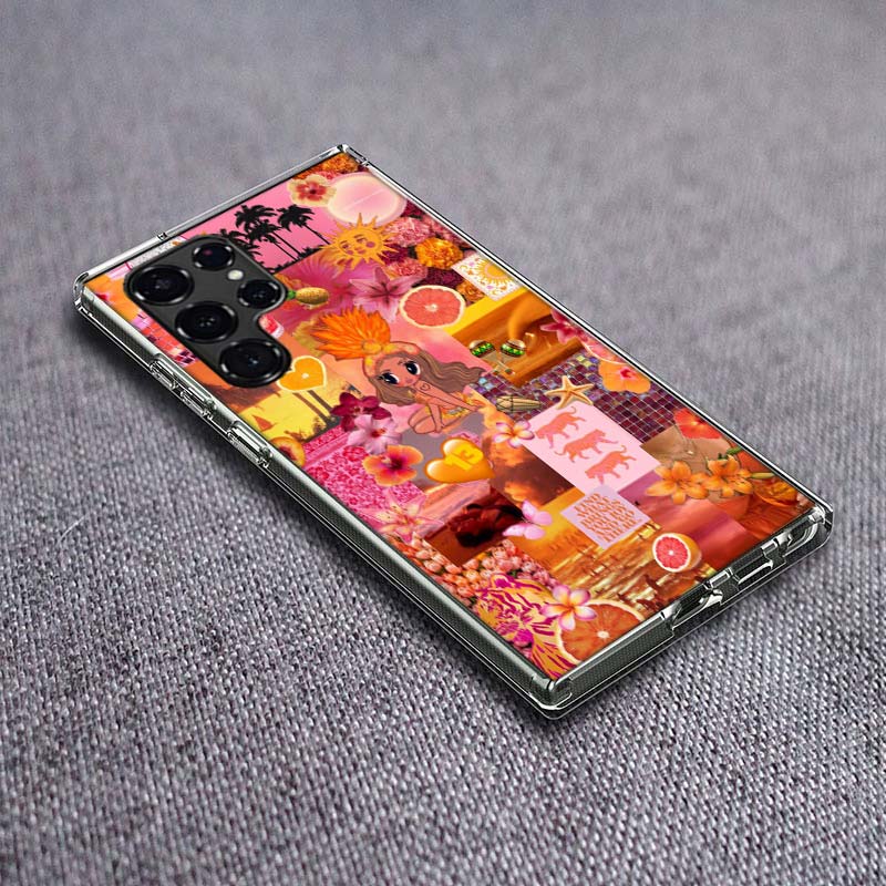 K-Karol G Tropicoqueta Phone Case For Samsung Galaxy S24 S23 S21 S20 FE S22 S26 Ultra S25 Edge S10 Plus Cover Clear TPU Capa She
