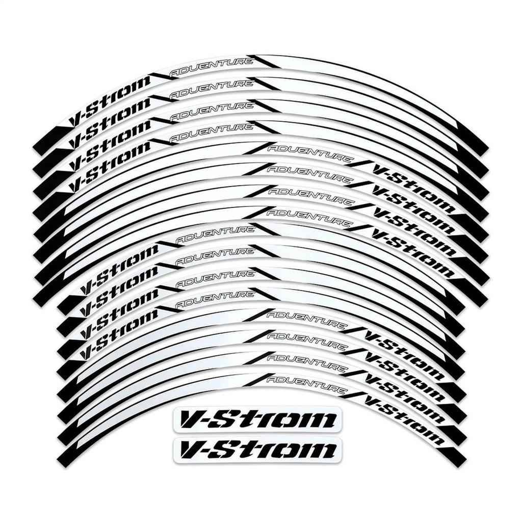 Fits Suzuki V-Strom 250 SX Vstrom 1000 1050 XT DL 650 Motocross Reflective Wheel