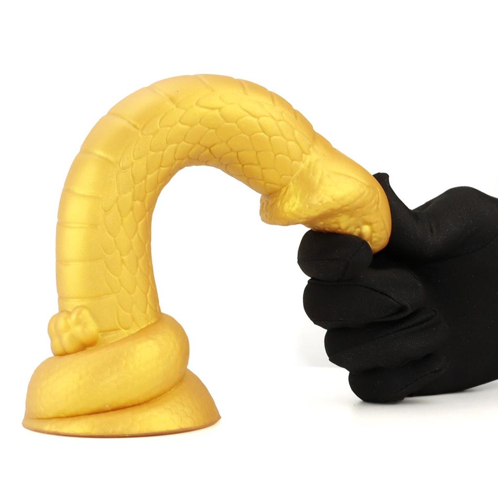 Snake-Shaped Anal Plug and Expander Toy for Women