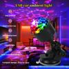 5V USB Powered RGB LED Stage Disco DJ Light Magic Dance Projector Atmosphere ShowLamp for Car Christmas Gift KTV Party Club