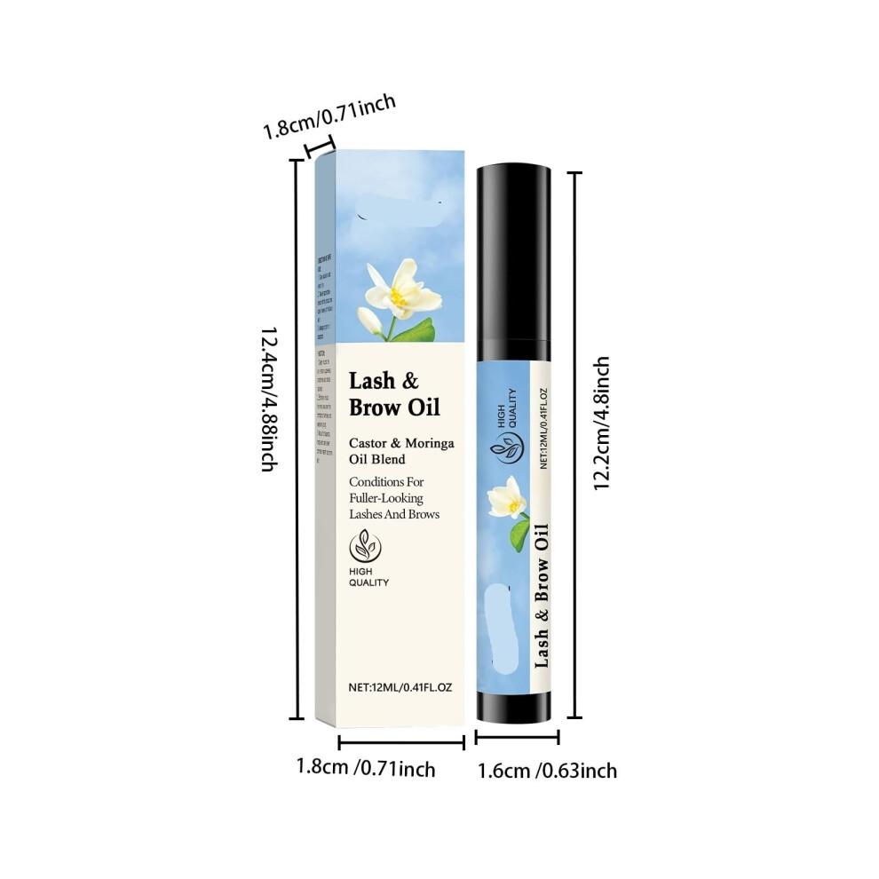 3PCS Natural Eyelash and Eyebrow Growth Serum for Fuller Defined Look and Stronger BreakageResistant Lashes