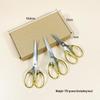 Zinc Alloy Mini Scissors: Stainless Steel, Pointed Embroidery & Thread Trimmer for Handcraft and Office Use