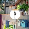 10Pcs/25Pcs/40Pcs Q-Type Hooks |   Easy To Release, With A Safety Buckle Design, Suitable For Hanging Outdoor Halloween String Lights, Plant Baskets