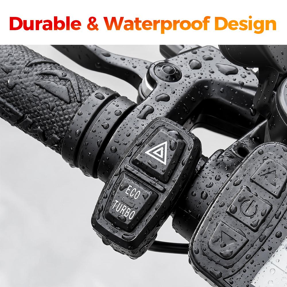 ECO TURBO Hazard Warning Multi Switch for Dualtron Togo Electric Scooter Handlebar Double Flash Warning Button Replacement Parts