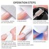 1pc 100g Transparent Soft Nail Tips Gel Polish For False Nails UV Glue Nail Extension Function Design Manicure Tools