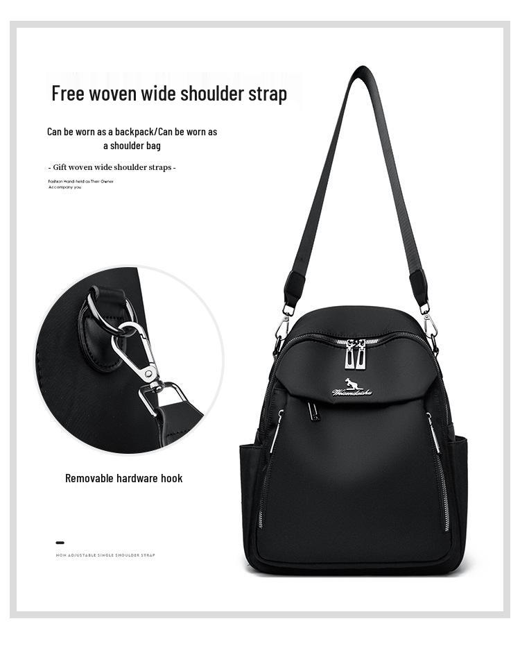 Women's Oxford Cloth Dual-Use Backpack: 2025 Large Capacity Casual Mummy Bag for Travel