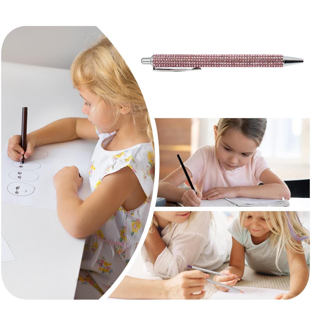 Rhinestone Ballpoint Pen Ballpoint Rhinestone Pens Bedazzled Wedding Bridal Writing Pen For Christmas Bridesmaid Notes Taking
