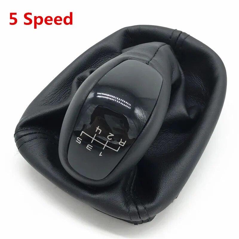 5/6 Speed Car Styling Gear Shift Knob For Mercedes Benz C Class W203 S203 Stick Lever Knob Shifter Leather Gaitor Boot Cover