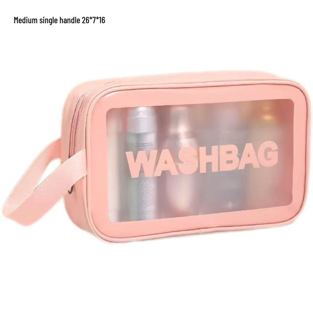 Luxury Double-Layer Women's Makeup Bag – Portable, Large Capacity, Waterproof Toiletry Case