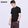 Men's Embroidered Round Neck Short Sleeve T-Shirt