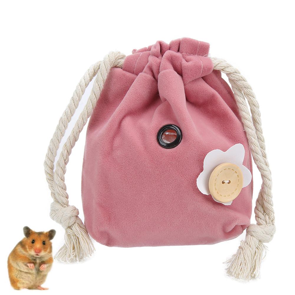 Tragbare Flanell-Weichtasche für kleine Haustiere zum Ausgehen für Hamster, Zuckergleiter, Eichhörnchen