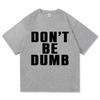 AAP ASAP Rocky Dont Be Dumb Album Graphics Cotton Mens Shirt 2026 Summer Shirts Womens Y2k Hip Hop Short Sleeve Top