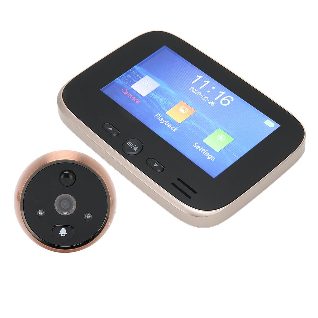 4.3in Door Digital Viewer Smart Night Vision Peephole 1080p High Definition Camera for Home