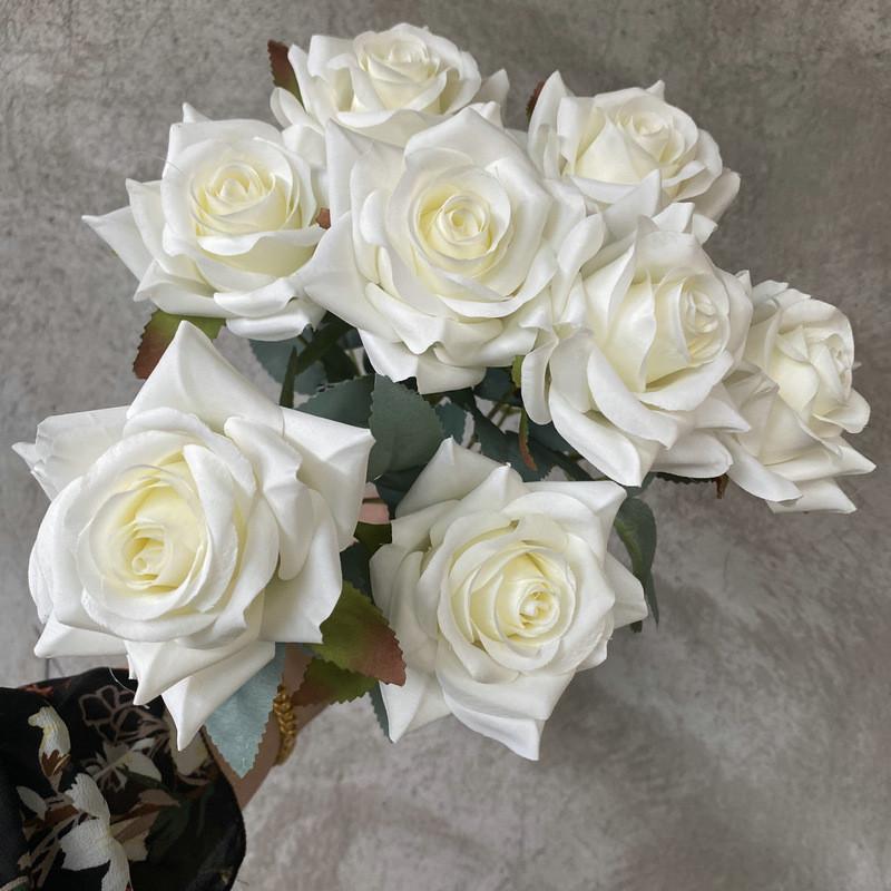 Bouquet Artificial Rose For Photography Prop And Home Wedding Gift Decoration