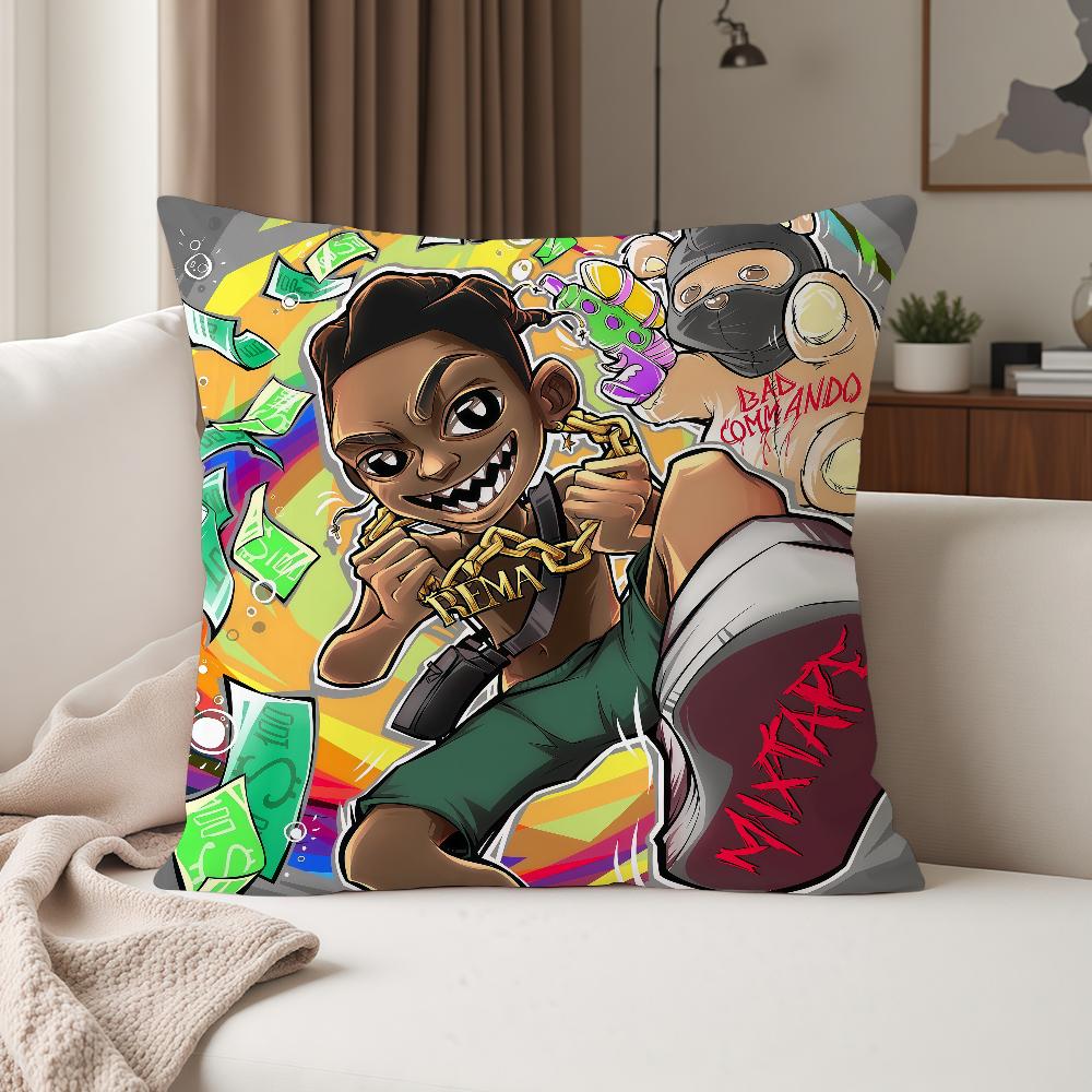 

RRema Rave Roses Singer Pillow Case Suitable For Bedrooms Living Rooms Cars Home Decoration 30cmx30cm