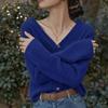 Herbst und Winter Neu Imitation Waschbär Samt V-Ausschnitt Weich Wachsig Pullover Jacke Faul Gestrickte Strickjacke Unterhemd Damenbekleidung