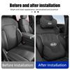 Kia Car Headrest Neck Pillow Support Lumbar Soft Waist Cushion For KIA EV6 Stinger RIO Sorento Picanto Ceed Borrego Syros K4 K5