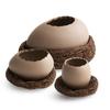 Modellatura a Guscio d'Uovo Ciotola per Uova al Vapore Ciotola da Dessert Ciotola in Ceramica a Forma di Uovo di Struzzo per Yogurt Stoviglie Speciali per Ristorante