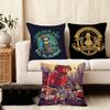 Anime F-Futurama B-Bender Cushion Cover Soft Plush Fabric Double-Sided Printed Sofa Cushion Cover For All Seasons Homedecor Gift