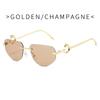Vintage Rimless Sunglasses  Women Gradient Sunglasses Summer Shades Fashion UV400 Frameless SunGlasses Ladies Eyeglasses