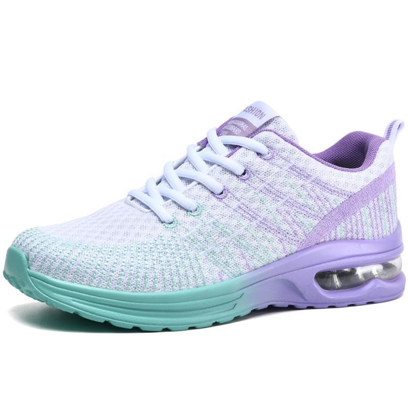 Damen Sneaker Weichboden Sneaker Damen Neu Fitnessschuhe für Frau Trainer Schuhe Mesh Körbe Femmes Vulkanisieren Tennis Damen