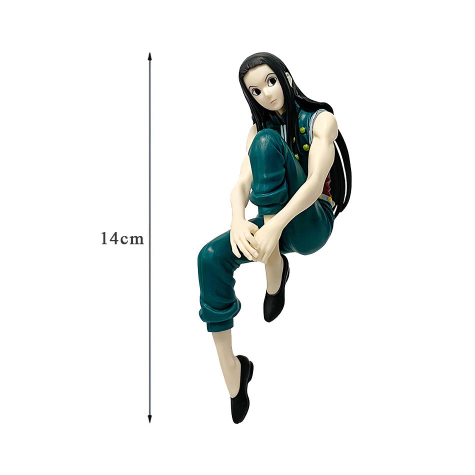 11.5-14cm Hunter×Hunter Anime Figure Kurapika Action Figure Chrollo Illumi Hisoka Figurine Collection Noodle Stopper Model Toys