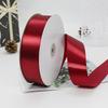 Single Face Ribbons 100% Polyester 20 Solid Color 4 cm Wide Ribbon 100Y for Birthday Decoration