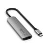 Hub usb-c multiport - satechi - 4-in-1 - 4k - power delivery 100w - gris