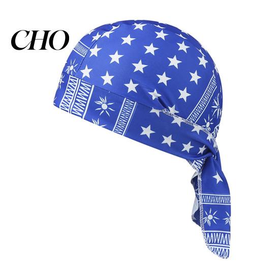 Hiking Headband Paisley Cooling Headscarf Cap Set, Sweat Wicking Adjustable Elastic Strap Bandana Straps Fit Breathable Hand Washable Headwrap Hat