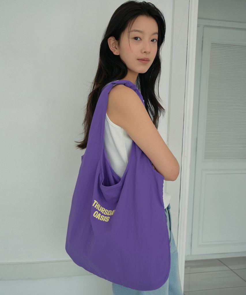 Wednesdayoasisforwomen Weekdays Color Nylon Shoulder Bag_Purple(Wb6Ac05)