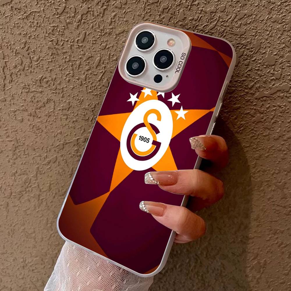 Football Team Galatasaray Color Phone Case For IPhone 17 16 15 14 13 12 11 Pro Max Plus Pro Shell