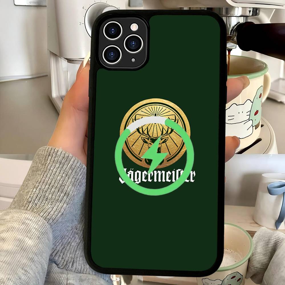 

Hi J-Jagermeister Logo Magnetic Wireless Phone Case For IPhone 17 16 15 14 13 12 11 Pro Max Plus Mag Phone Cover iPhone 13