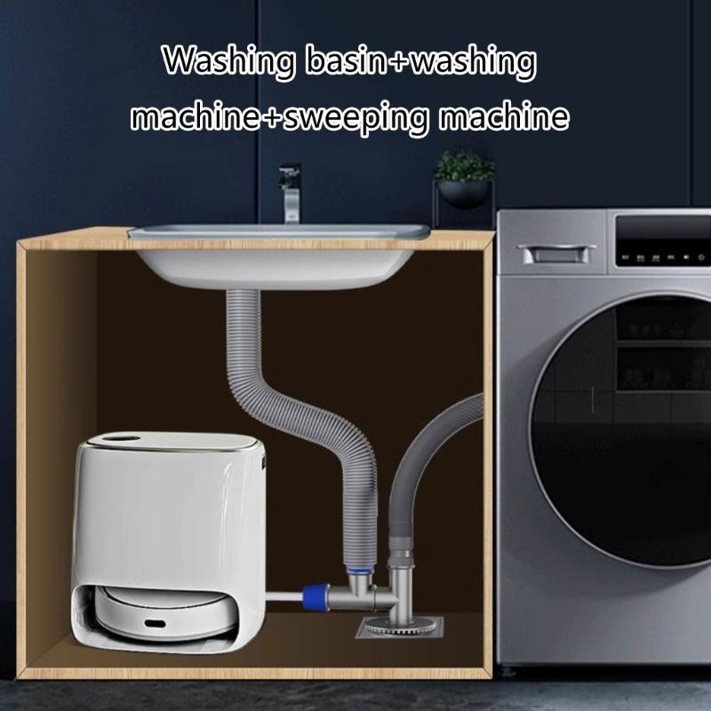 Upgraded Drain Hoses Floor Drain Joint Drain Pipe Ground Joint Stable & Safe Downcomer Adapter for Washing Machines