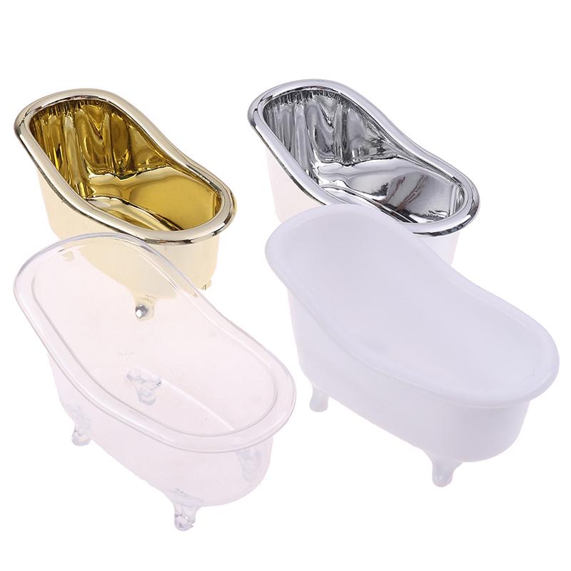 Mini Makeup Bathtub Soap Jewelry Storage Box Nail Casket Holder Organizer