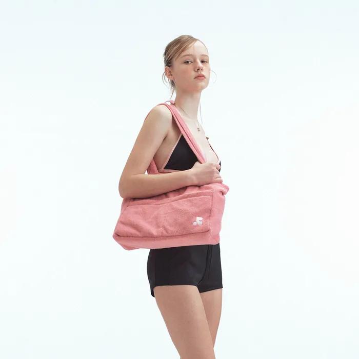 TERRY BEACH BAG (PINK)