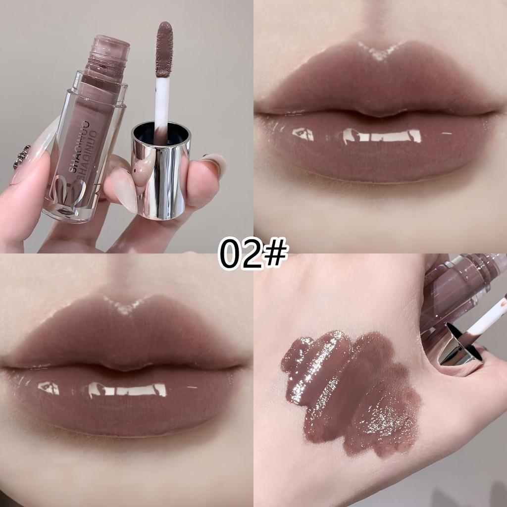 Lucidalabbra Lucido | Volumizzante, Colore Naturale, Lucidalabbra Lucido Non Appiccicoso Rossetto a Lunga Tenuta e Idratante Ideale per l'Uso Quotidiano