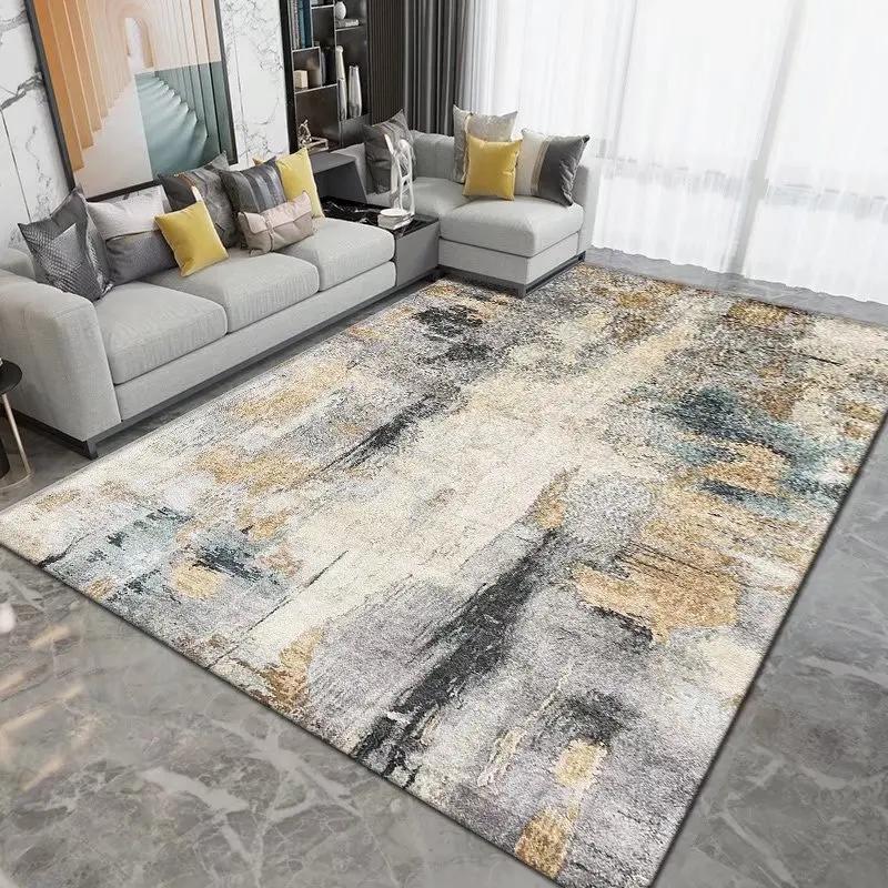 New Printed Pattern Carpet Living Room Sofa Decoration Mats Home Bedroom Kitchen Entrance Rugs Bathroom Balcony Anti Slip Pad