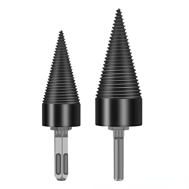32mm Wood Drill Bit Splitter Drill Hammer Drill Firewood Splitter Driller Square/Round/Hex Shank Drill Bit Split Drilling Tool