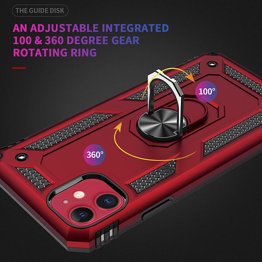 For Peatkop Huawei Honor 9X Pro 8A Prime 8S 10 Lite 20 9C 9S 20S Case Metal Ring Case Holder Armor Shockproof Kickstand Cover