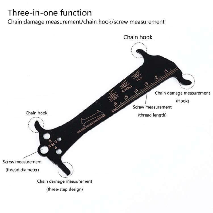 1/3pcs Bicycles Chain Checker Road Bike Chain Wear Indicators Gauge Measuring Ruler Tool Bicycles Chain Repair Tool