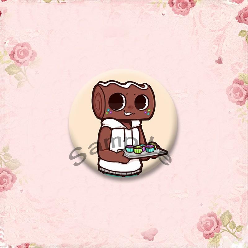Game Peripheral Characters Brooches on Clothes Pebble Shelly Bobette Vee Cartoon Badge Collectible Lapel Pins Fans Jewelry Gifts